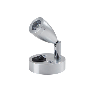 Lampă LED de lectură 12V pentru rulota (RV), proiector de noptieră 1W/3W, braț flexibil, montaj pe perete pentru iaht