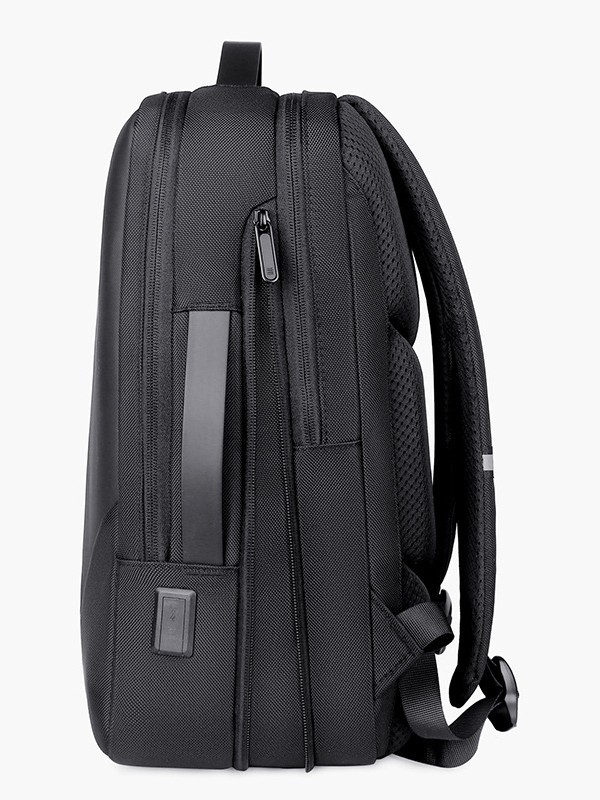 Unisex batoh na notebook pre obchodné cesty, 15,6 palca, USB port, Oxford látka, 20–35 L, štýl Business Elite