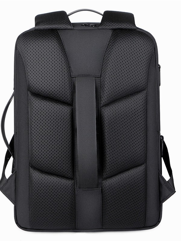 Unisex batoh na notebook pre obchodné cesty, 15,6 palca, USB port, Oxford látka, 20–35 L, štýl Business Elite