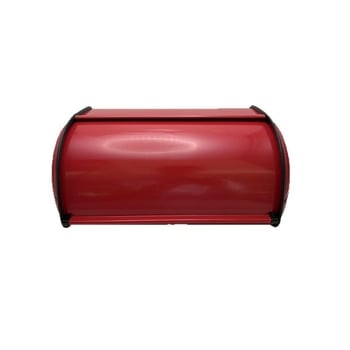 Cutie metalică pentru pâine, roz, formă de tobă, decor de bucătărie în stil retro franțuzesc