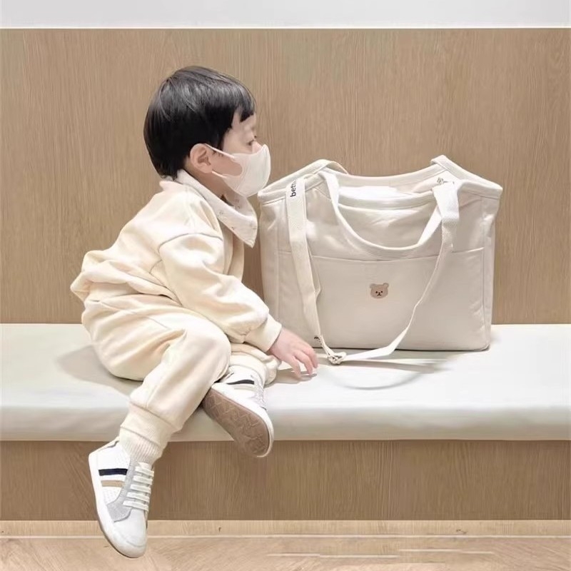Lagana platnena torba za majku, crossbody i tote – multifunkcionalna torba za majke za izlaske