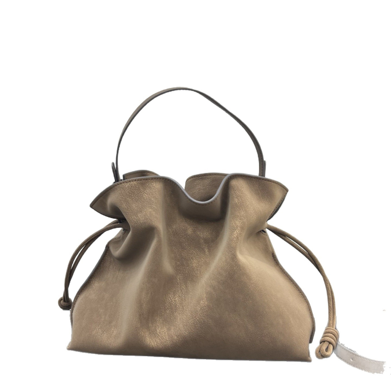 Velurova torbica s vezicama, oblik oblaka, velika kapaciteta, svakodnevna tote torba za žene, za nošenje preko ramena ili crossbody