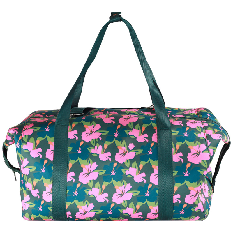 Unisex torba za fitness s cvjetnim uzorkom, crossbody putna torba za sport i jogu, velika kapaciteta