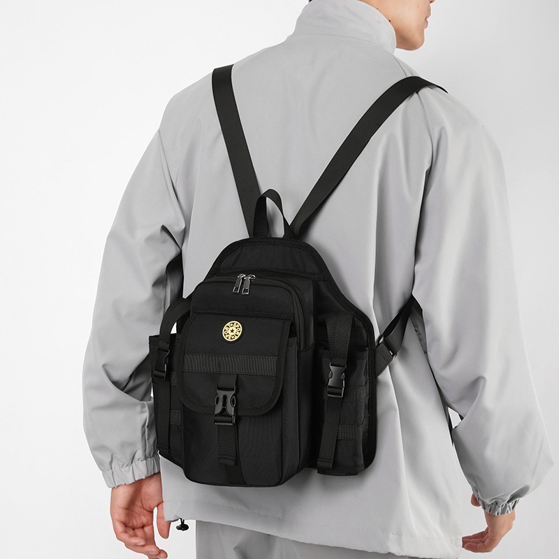 Unisex ruksak od Oxford platna, ljetni model 2025 – otporan na habanje, kapacitet do 20 L, džep za bocu vode, višenamjenski za outdoor, prostor za 10-inčni prijenosnik