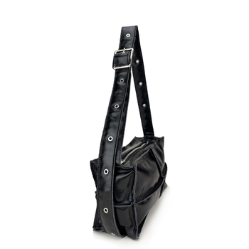 Nova torbica od prave kože s kariranim uzorkom, šavovi na četiri ugla, crossbody za svakodnevnu upotrebu