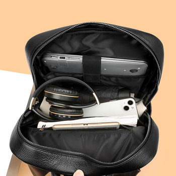 Muški ranac od prirodne kože, dnevni ranac za 15 inčni laptop, veliki kapacitet 20–35 L, za putovanja