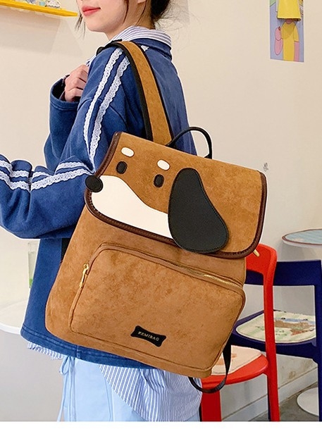 Školski ruksak s temom psa, crtani dizajn, unisex, za školu i putovanja