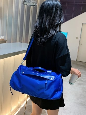 Nylon torba za putovanje velike kapacitete, vodootporna, preko ramena, odjeljak suho/mokro, 20–35 L, unisex