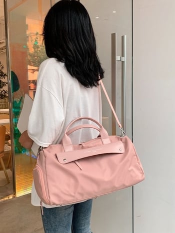 Nylon torba za putovanje velike kapacitete, vodootporna, preko ramena, odjeljak suho/mokro, 20–35 L, unisex