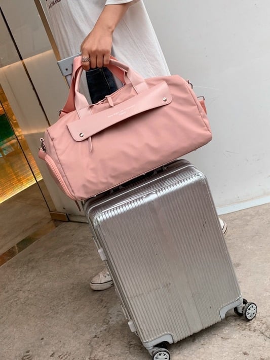 Nylon torba za putovanje velike kapacitete, vodootporna, preko ramena, odjeljak suho/mokro, 20–35 L, unisex