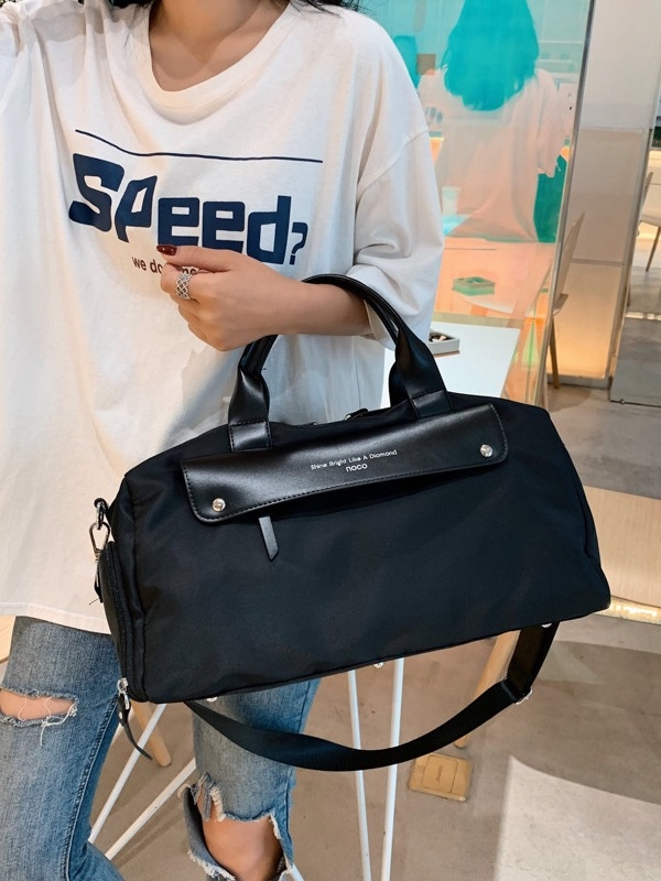 Nylon torba za putovanje velike kapacitete, vodootporna, preko ramena, odjeljak suho/mokro, 20–35 L, unisex
