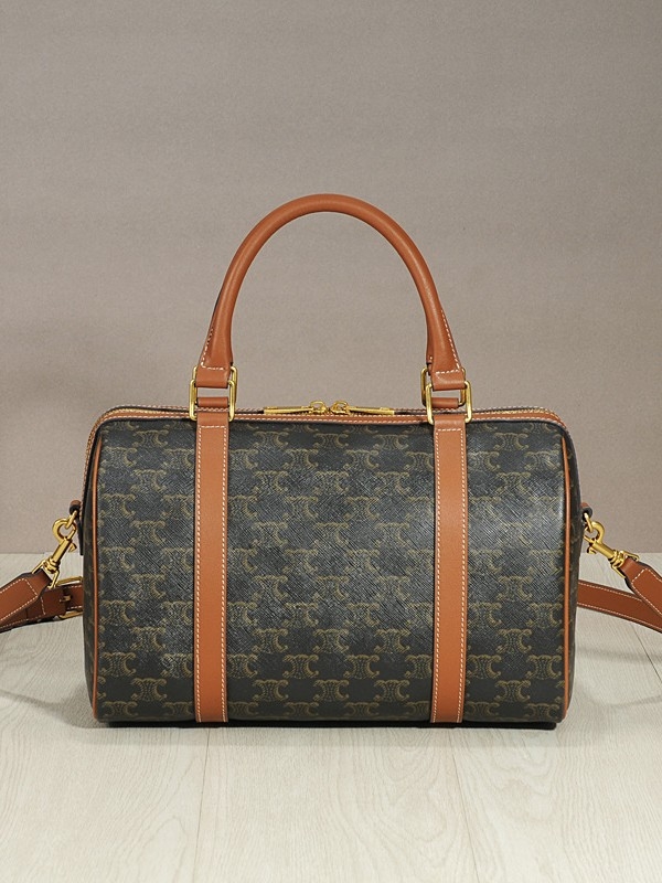 Ženska torba inspirirana Arc de Triomphe, monogramatski uzorak, mini jastučasta torba, klasična Boston torba, moderna crossbody torba