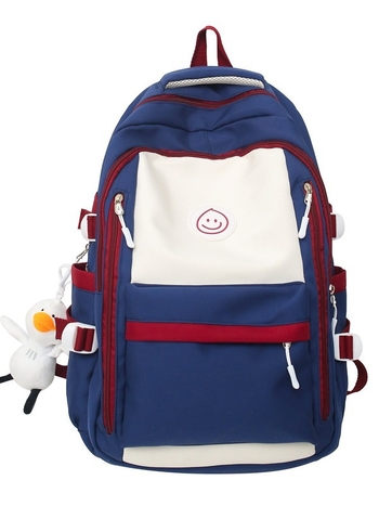 Unisex ruksak velikog kapaciteta za studente i srednjoškolce, 20–35 L, za 15-inčni laptop, Oxford tkanina, vodootporan, gradski minimalistički stil, Green mu king, FD73851888