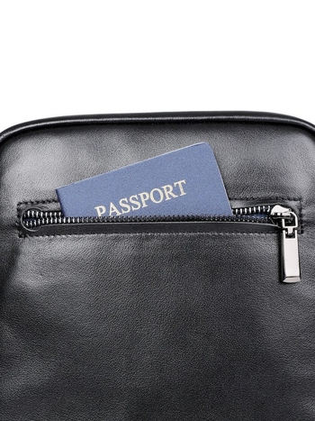 Muška torba preko ramena od kože prvog sloja – casual vertikalna crossbody torba, višefunkcionalna, za 8-inčni prijenosnik