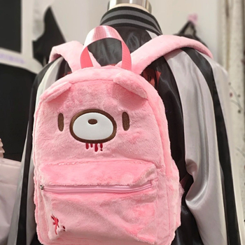 Gloomy Violent Bear ruksak, cartoon japanskog stila, slatka školska torba s velikim kapacitetom