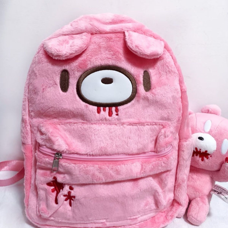 Gloomy Violent Bear ruksak, cartoon japanskog stila, slatka školska torba s velikim kapacitetom