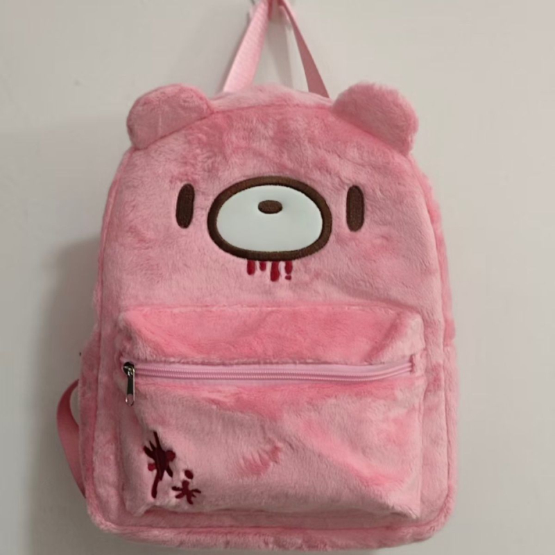 Gloomy Violent Bear ruksak, cartoon japanskog stila, slatka školska torba s velikim kapacitetom