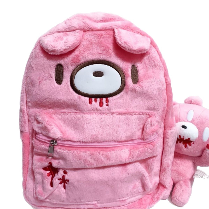 Gloomy Violent Bear ruksak, cartoon japanskog stila, slatka školska torba s velikim kapacitetom