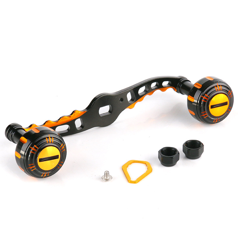 Set de piese pentru mulinetă teardrop: brațe rocker duble, buton metalic pentru mâner, tambur Lei Qiang, rocker modificat