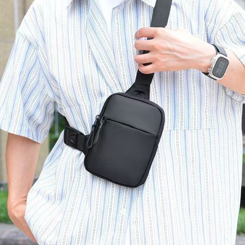 Nova muška sportska torba za prsa, ultra kompaktna torba za telefon na pojas, višefunkcionalna prijenosna crossbody torba