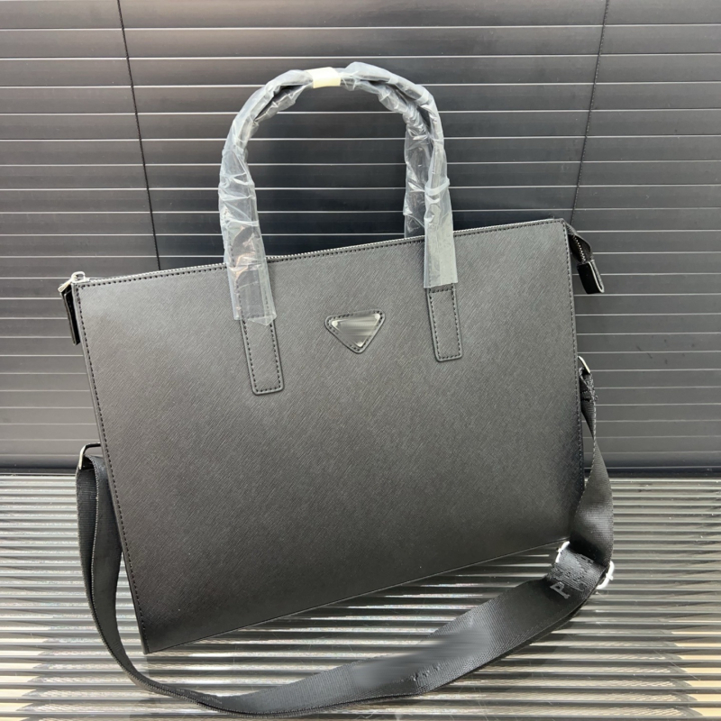 Muška poslovna torba s trokutnim logom, vodootporna, velika kapaciteta, torba za dokumente, remen za rame i crossbody, za prijenosno računalo do 12 inča