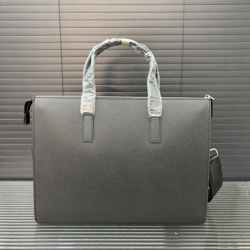 Muška poslovna torba s trokutnim logom, vodootporna, velika kapaciteta, torba za dokumente, remen za rame i crossbody, za prijenosno računalo do 12 inča