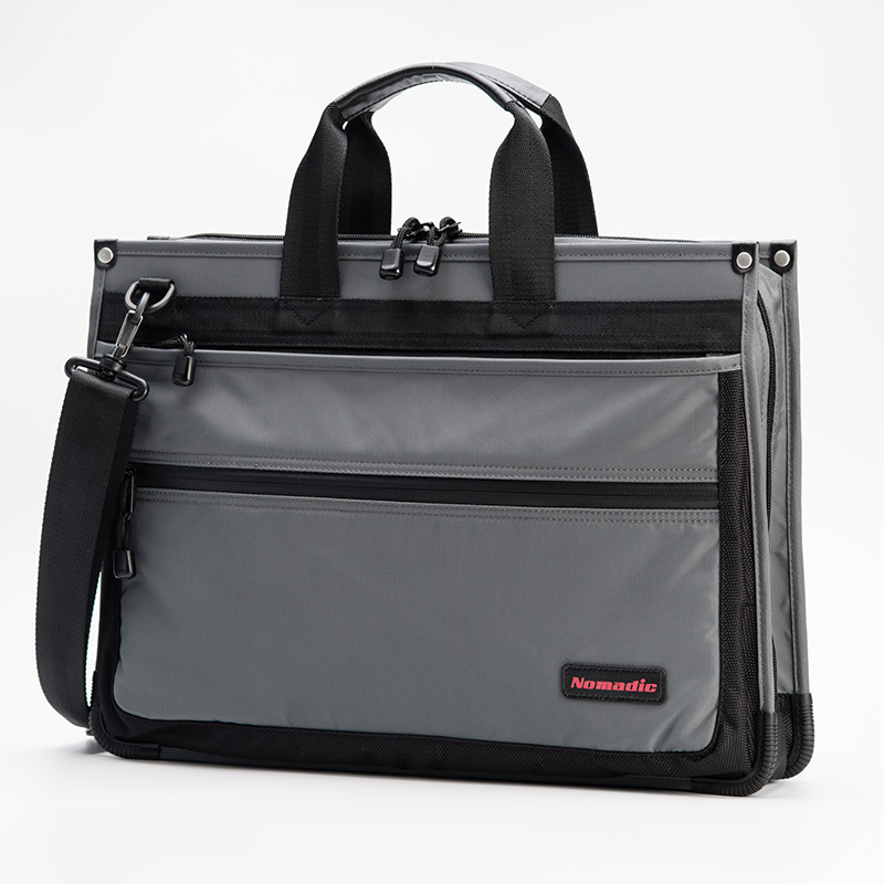 Prilagođena muška torbica za dokumente, lagana vodootporna torba za prijenosno računalo, za poslovna putovanja i casual putovanja, s crossbody remenom i ručnim nošenjem, za 12-inčni prijenosnik