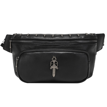 PU kožna muška torbica za prsa, kompaktna crossbody torba s džepom za telefon, lagana svakodnevna torba