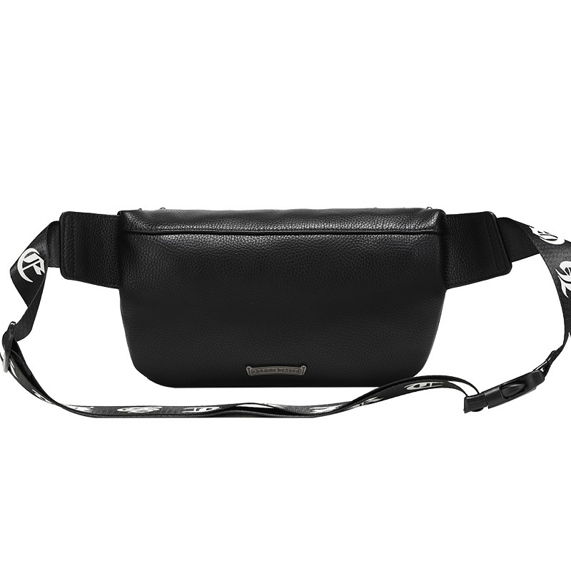 PU kožna muška torbica za prsa, kompaktna crossbody torba s džepom za telefon, lagana svakodnevna torba