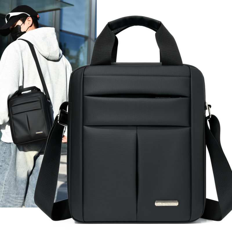 Muška crossbody torba velikog kapaciteta, vodootporna, jednostavnog dizajna, za putovanja na otvorenom