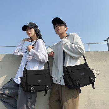 Muška crossbody torba s funkcionalnim dizajnom, japanskog stila, messenger, casual, velik kapacitet