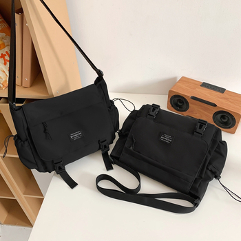Muška crossbody torba s funkcionalnim dizajnom, japanskog stila, messenger, casual, velik kapacitet