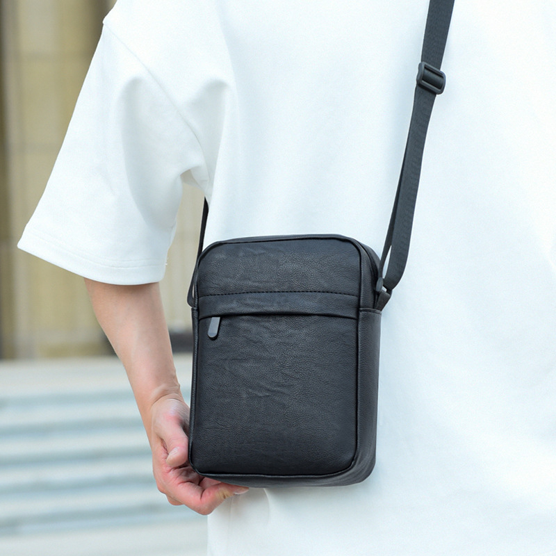 PU mala muška torba preko ramena, mini, ljetni casual stil, korejski i japanski stil