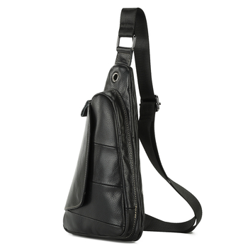 Muška crossbody torba od kože prvog sloja, retro, višenamjenska, za svakodnevnu upotrebu.