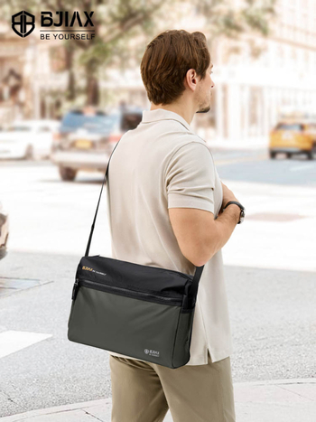 Muška crossbody torba za poslovna putovanja, velika kapaciteta, opuštenog i modernog dizajna, višenamjenska, za 16-inčni prijenosnik