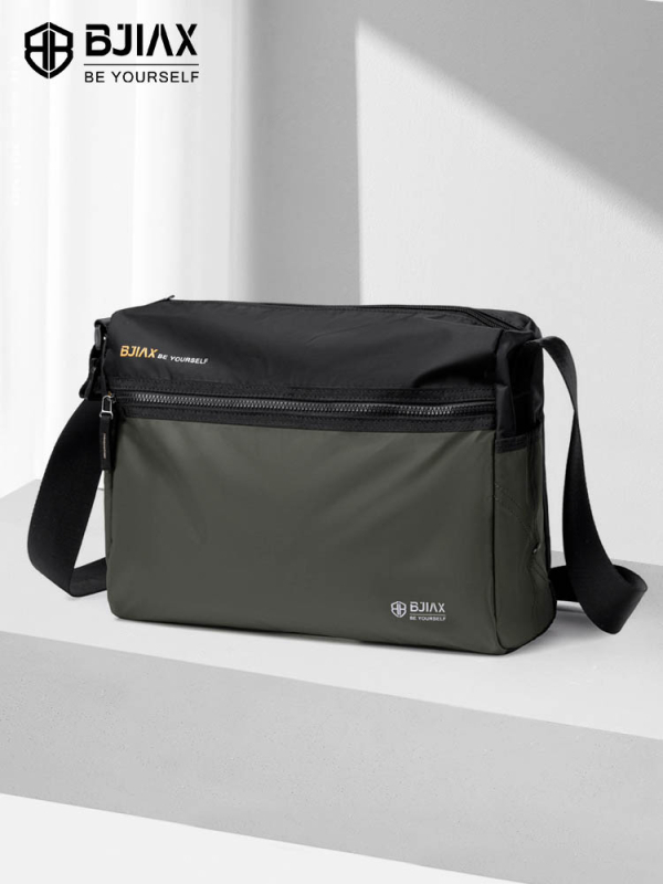 Muška crossbody torba za poslovna putovanja, velika kapaciteta, opuštenog i modernog dizajna, višenamjenska, za 16-inčni prijenosnik