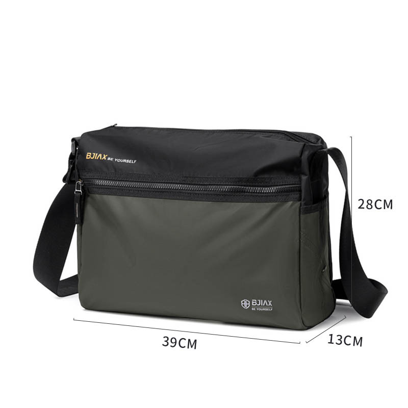 Muška crossbody torba za poslovna putovanja, velika kapaciteta, opuštenog i modernog dizajna, višenamjenska, za 16-inčni prijenosnik