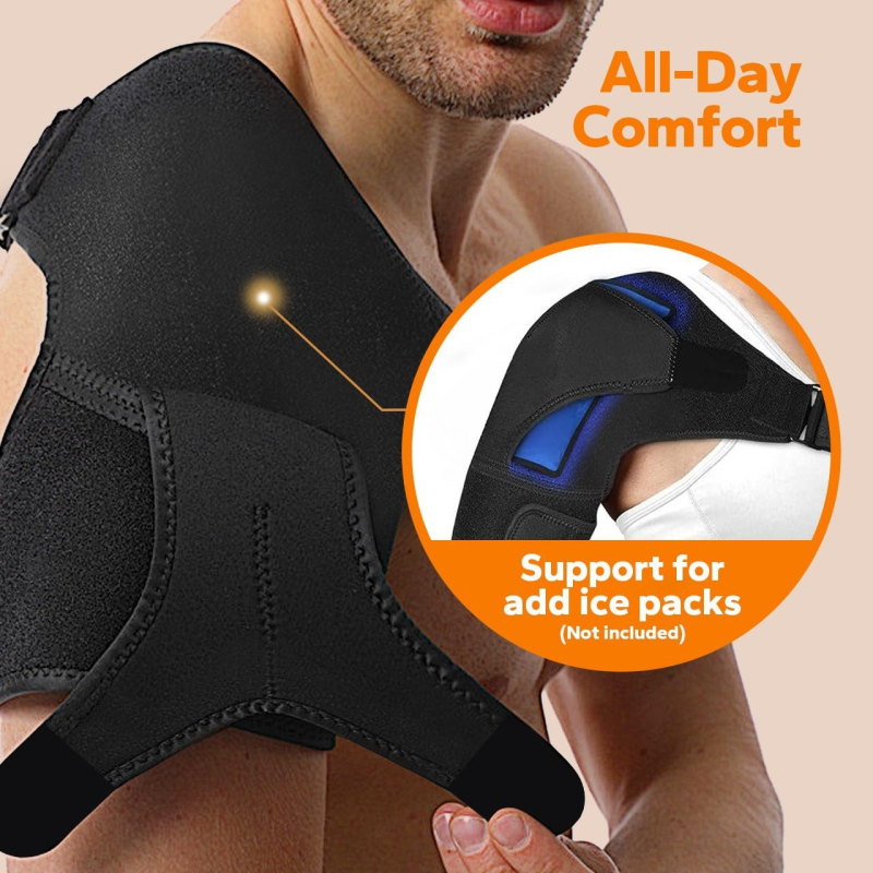 Prilagodljiva podrška ramena za stabilnost rotatorne manšete – unisex zaštita za trening