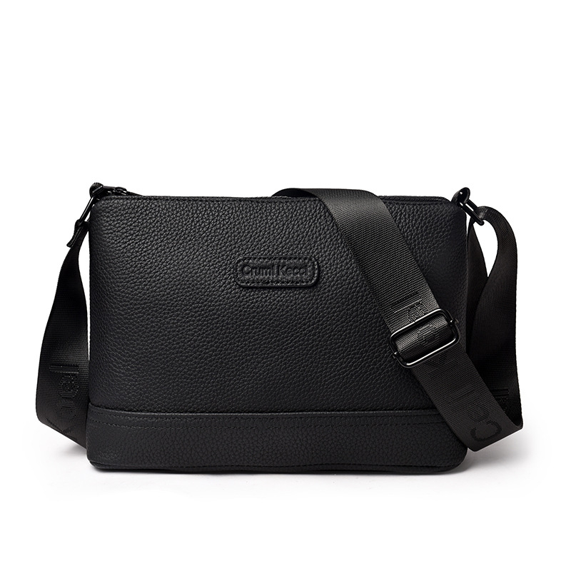 PU kožna muška crossbody torba, poslovno- casual stil, velik kapacitet