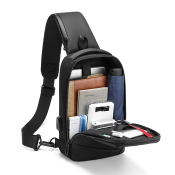 Muška crossbody torba od Oxford platna, vodootporna, velikog kapaciteta, za aktivnosti na otvorenom