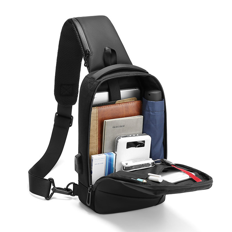 Muška crossbody torba od Oxford platna, vodootporna, velikog kapaciteta, za aktivnosti na otvorenom