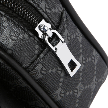 Muška crossbody torbica s kariranim uzorkom, minimalistički gradski stil, za svakodnevnu uporabu, putovanja i posao