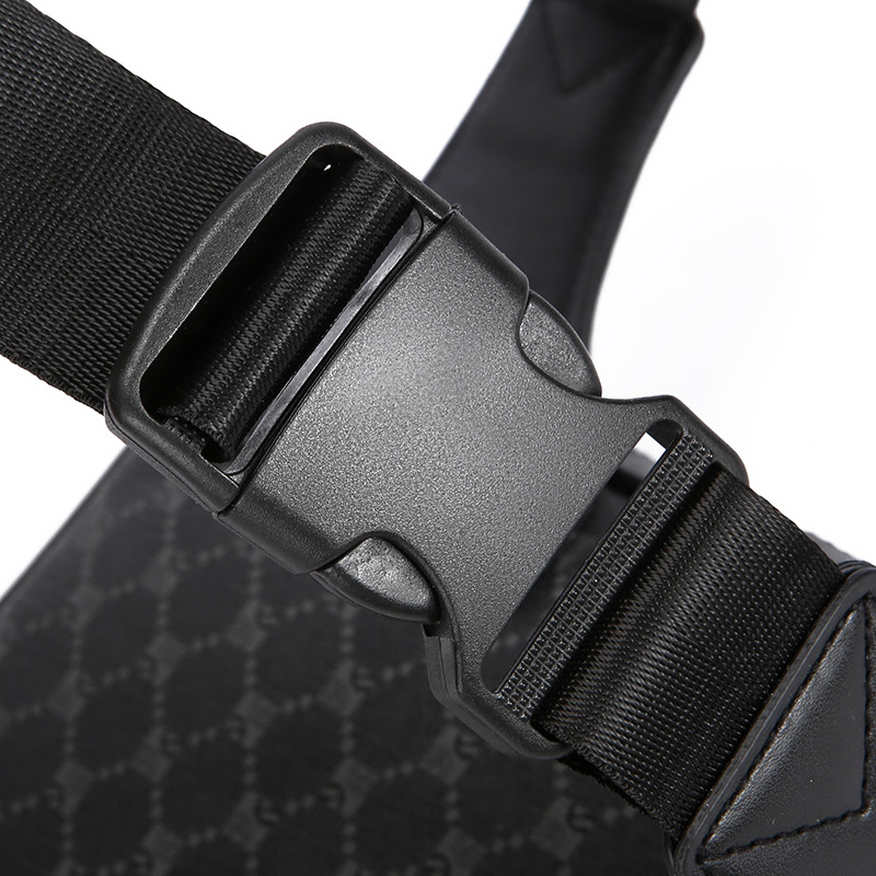 Muška crossbody torbica s kariranim uzorkom, minimalistički gradski stil, za svakodnevnu uporabu, putovanja i posao