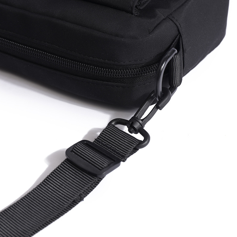 Férfi vállon átvetős táska utcai stílusban, könnyű Oxford anyagból, kis méretű, ideális diákoknak és utazáshoz, 13 hüvelykes laptop kompatibilis