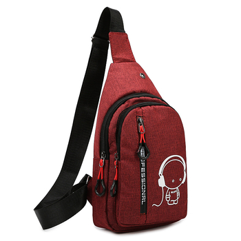 Nova stil muška torba preko ramena, svjetleća torba za prsa, velika kapaciteta, za vanjske sportove, s više pretinaca, muška crossbody torba, biciklistička torba, casual torba