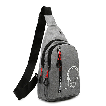 Nova stil muška torba preko ramena, svjetleća torba za prsa, velika kapaciteta, za vanjske sportove, s više pretinaca, muška crossbody torba, biciklistička torba, casual torba