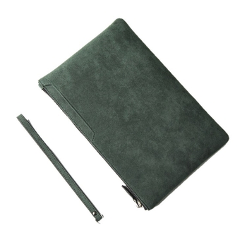 Alcantara férfi clutch táska telefonhoz, mindennapi minimalistikus boríték-stílus, divatos üzleti tároló
