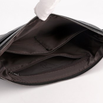 Férfi clutch táska, 8 hüvelykes érmes tok, egyszínű, egyszerű textúra, sokoldalú kültéri használatra
