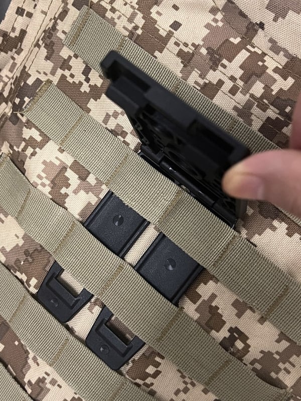 Универсална тактическа кобура с MOLLE за бърз достъп, тактическа жилетка с пояс и задна пластина