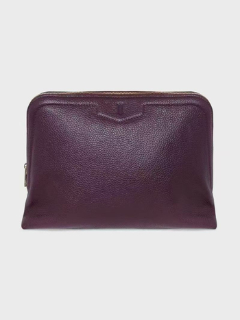 Hobbs Nagyméretű kozmetikai táska első réteg marhabőrből, uniszex, elegáns és praktikus clutch